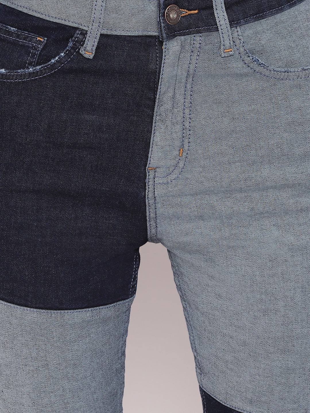 Women Patched High waist Skinny Fit Black Denim Jeans