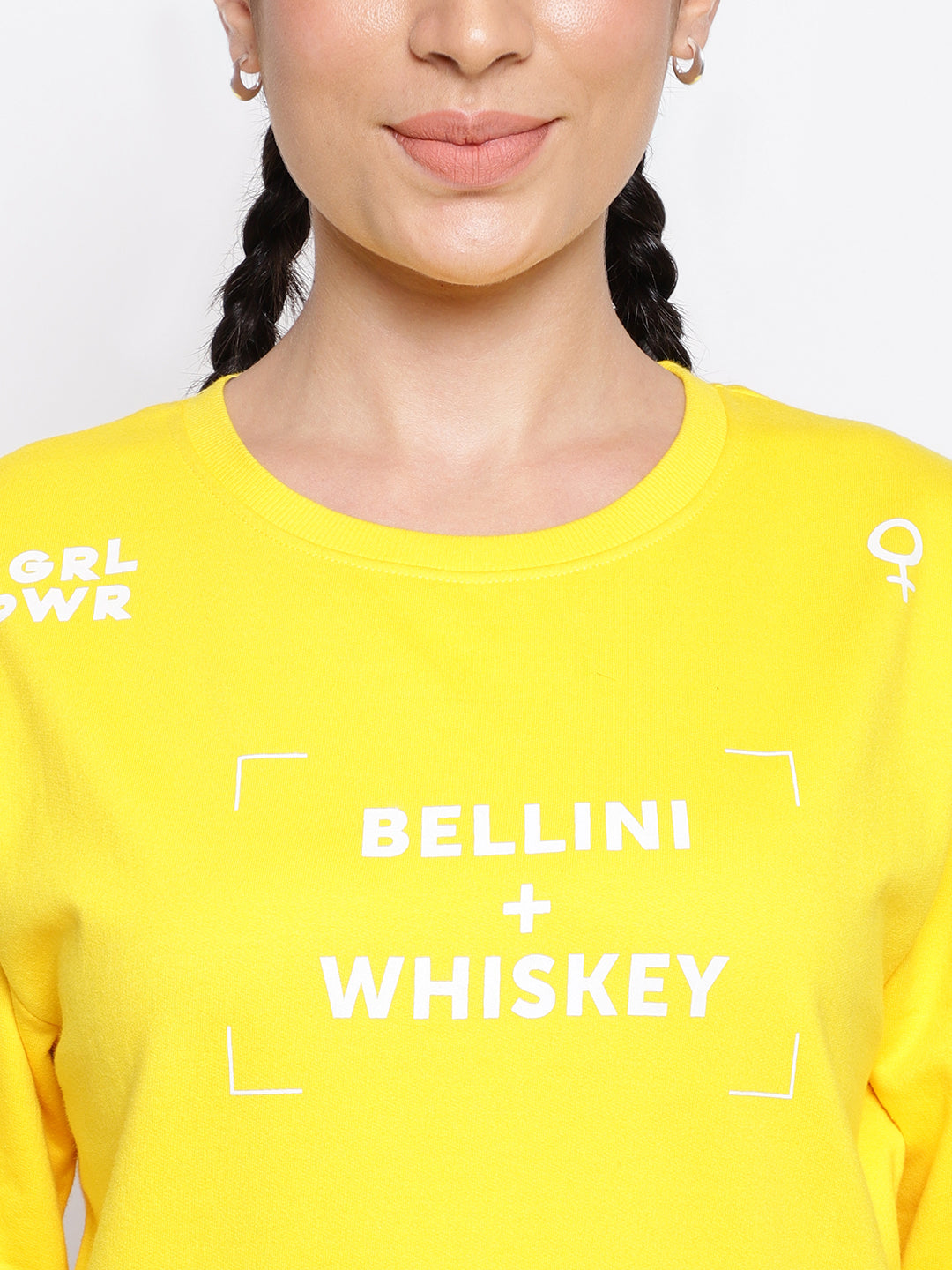 Yellow Cotton Sweatshirt