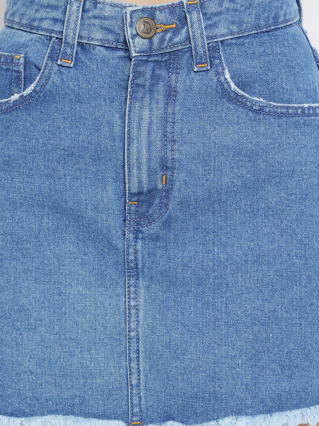 Blue Denim Skirt