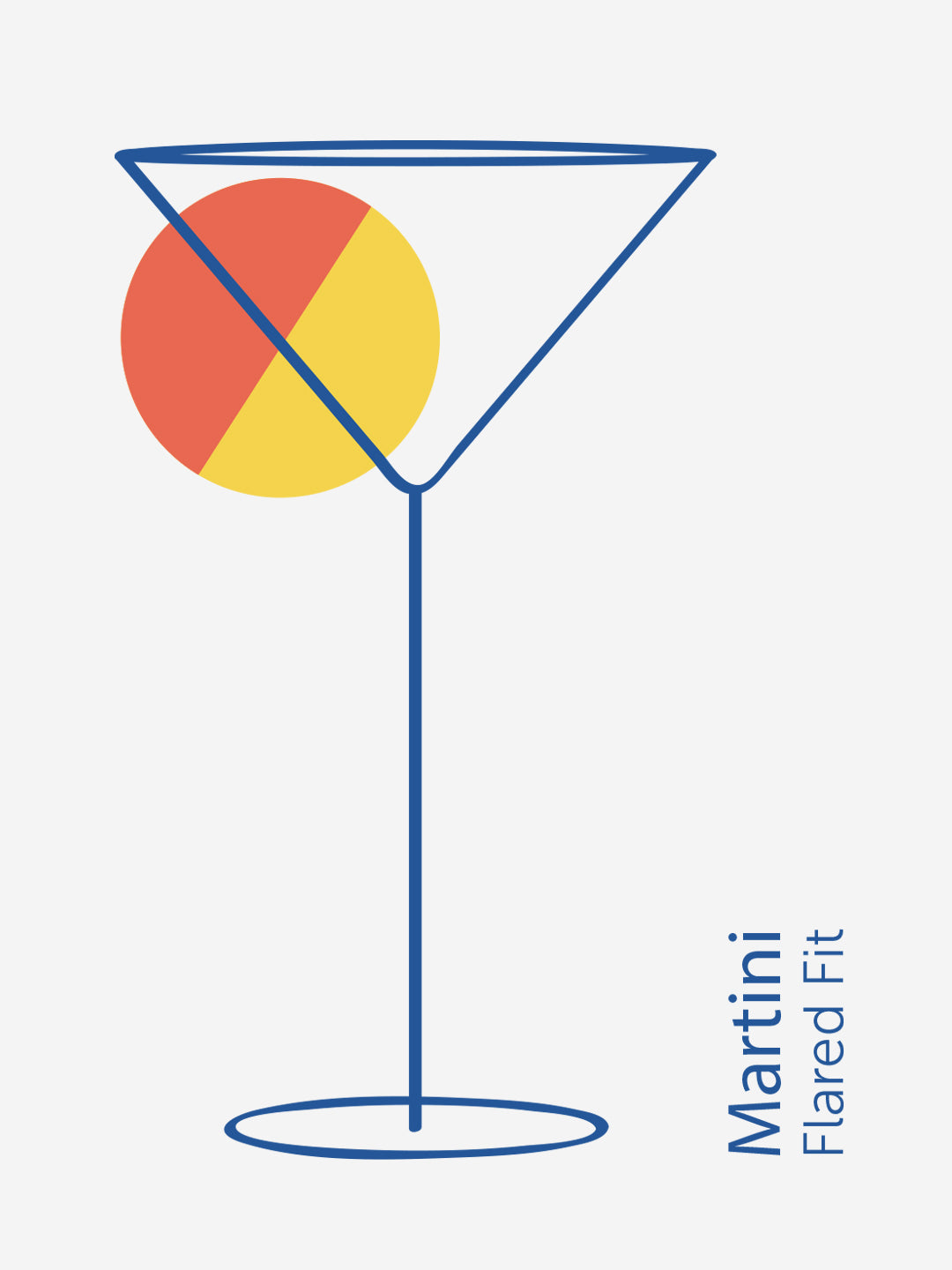 Blue High Flared Fit Jeans