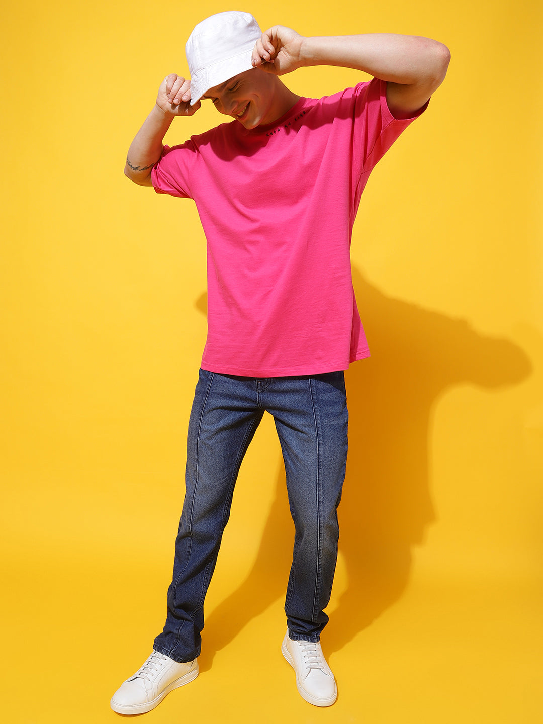 Mid Blue Straight Fit Jeans