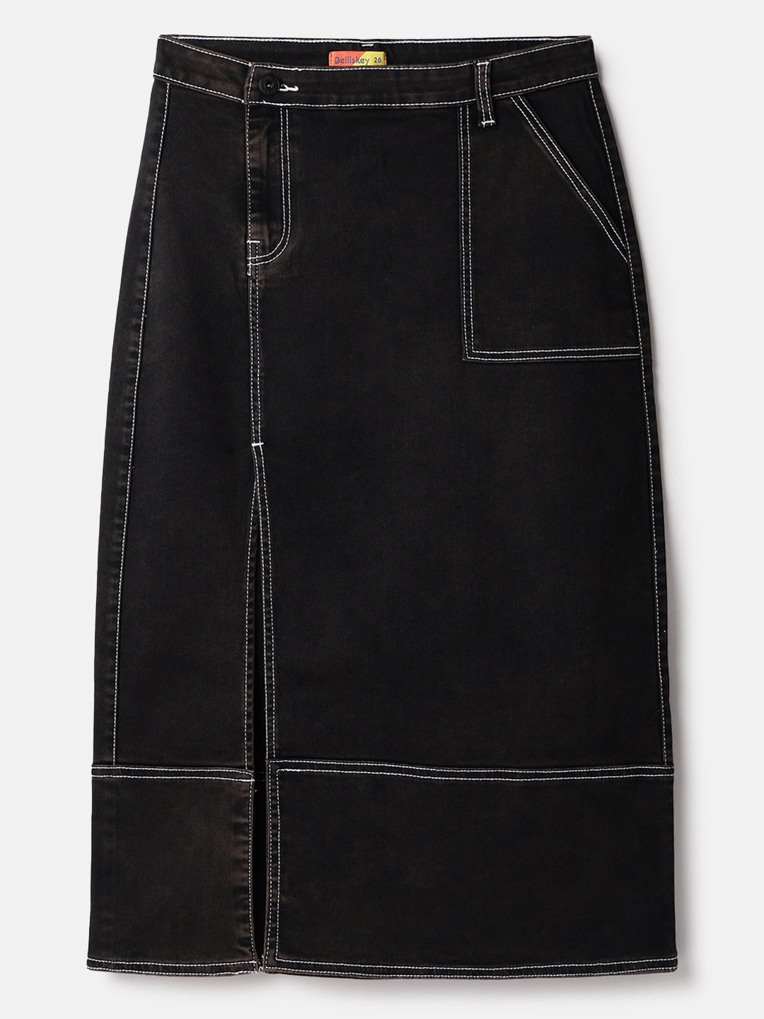 Black Denim Mini Skirts