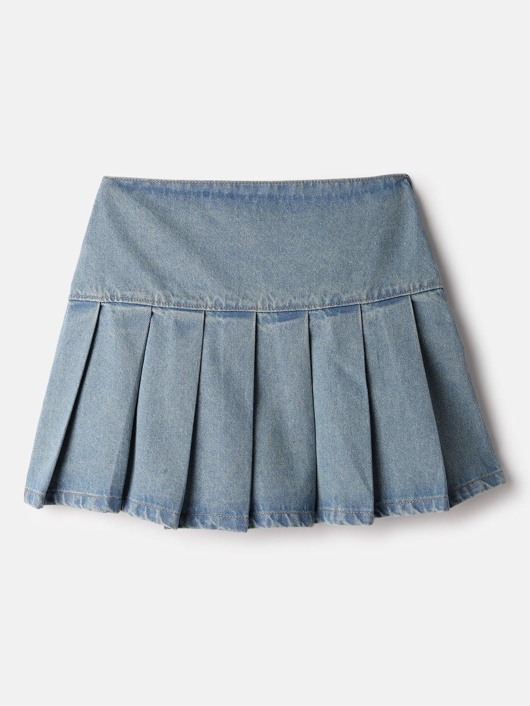 Blue Denim Mini Skirts