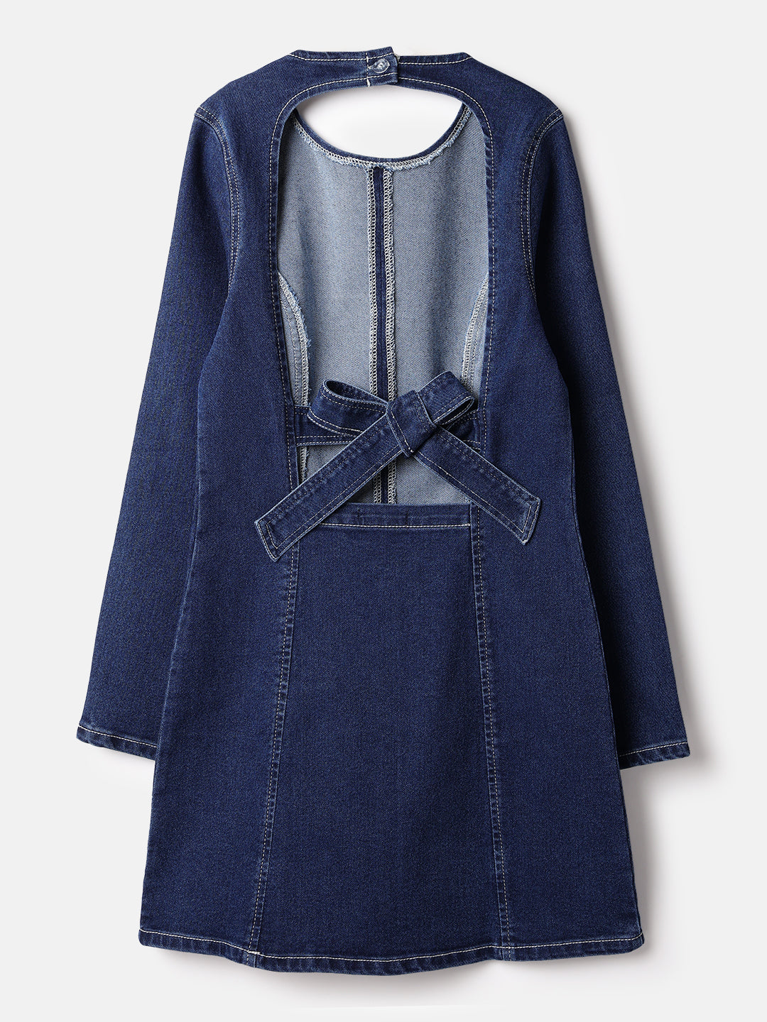 Blue Denim Mini Dress