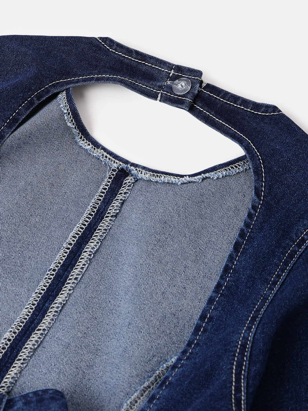 Blue Denim Mini Dress