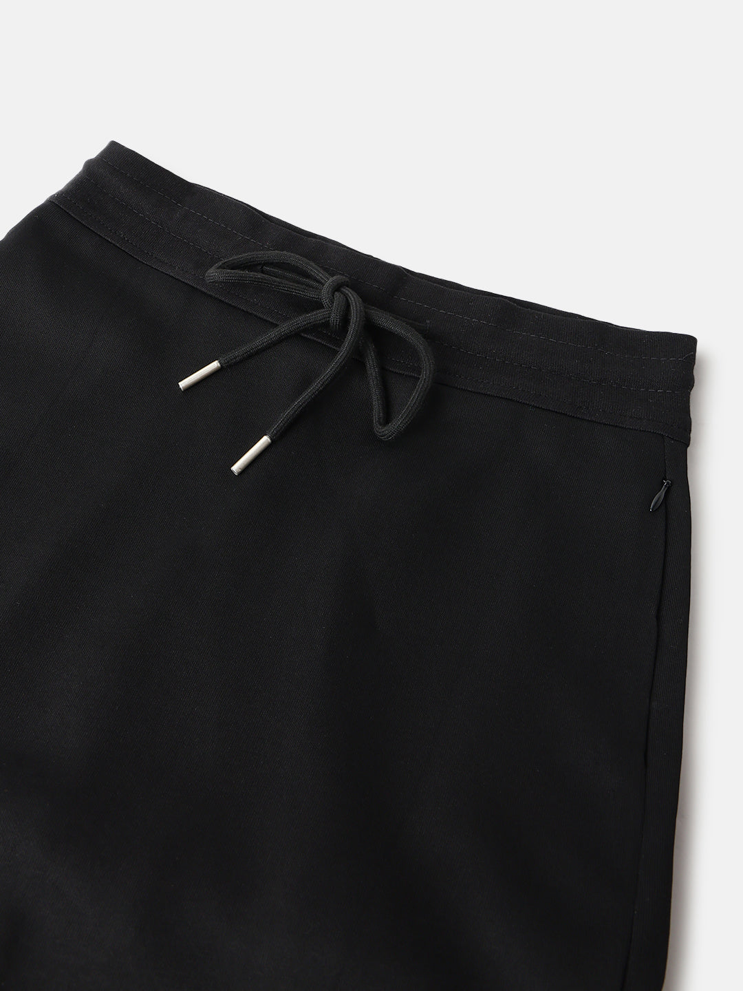Black Cotton Mini Skirts