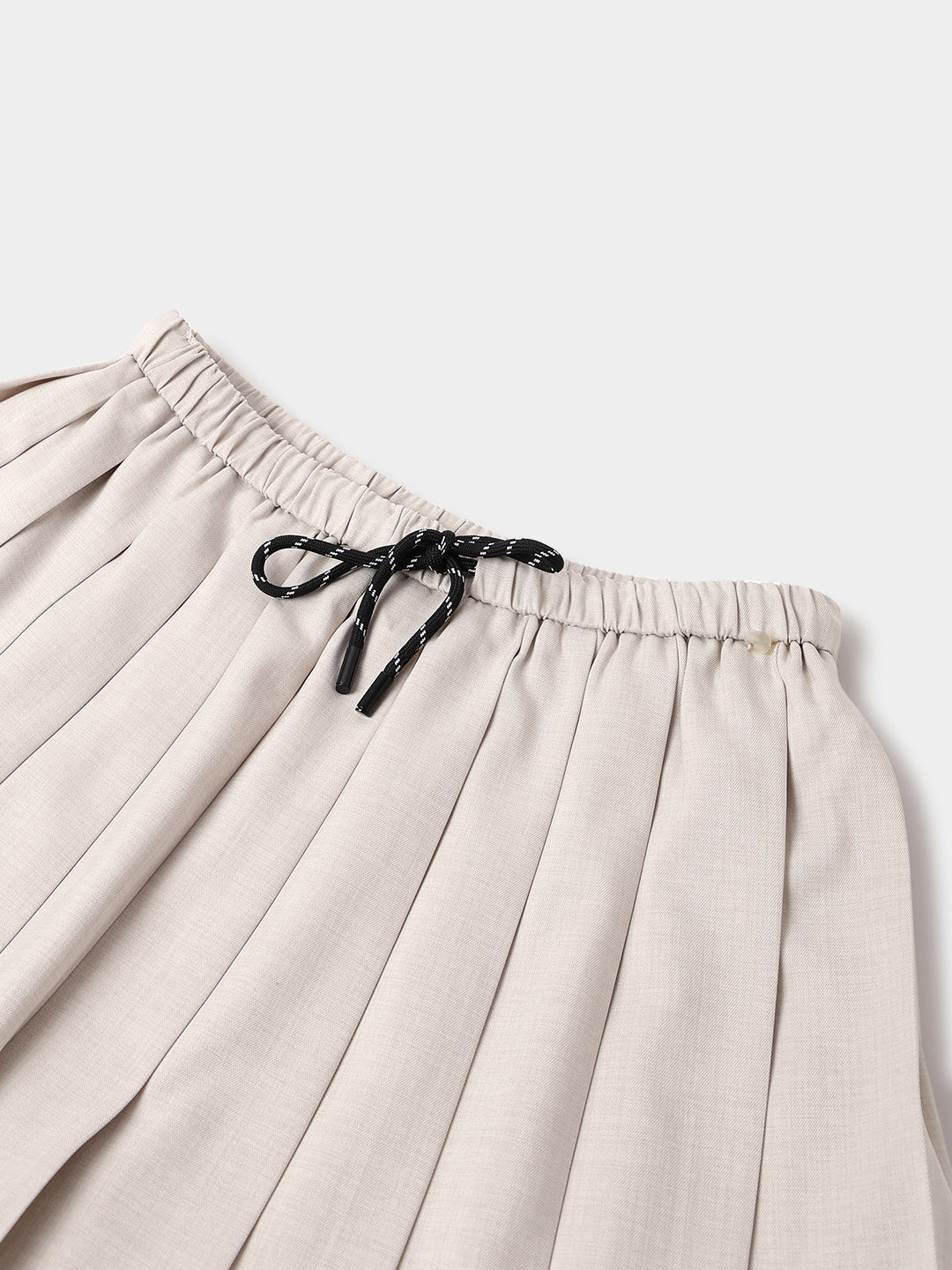 Light Grey Linen Mini Skirts