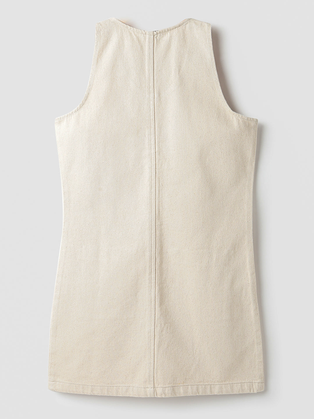Off White Denim Mini Dress