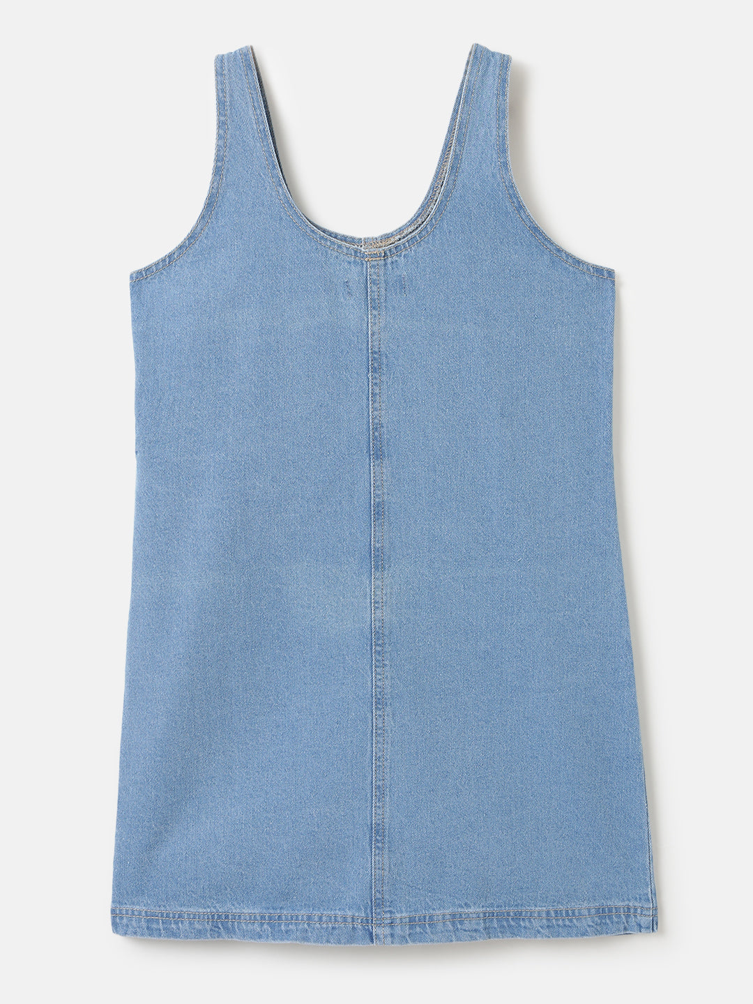 Light Blue Denim Bodycon Mini Dress