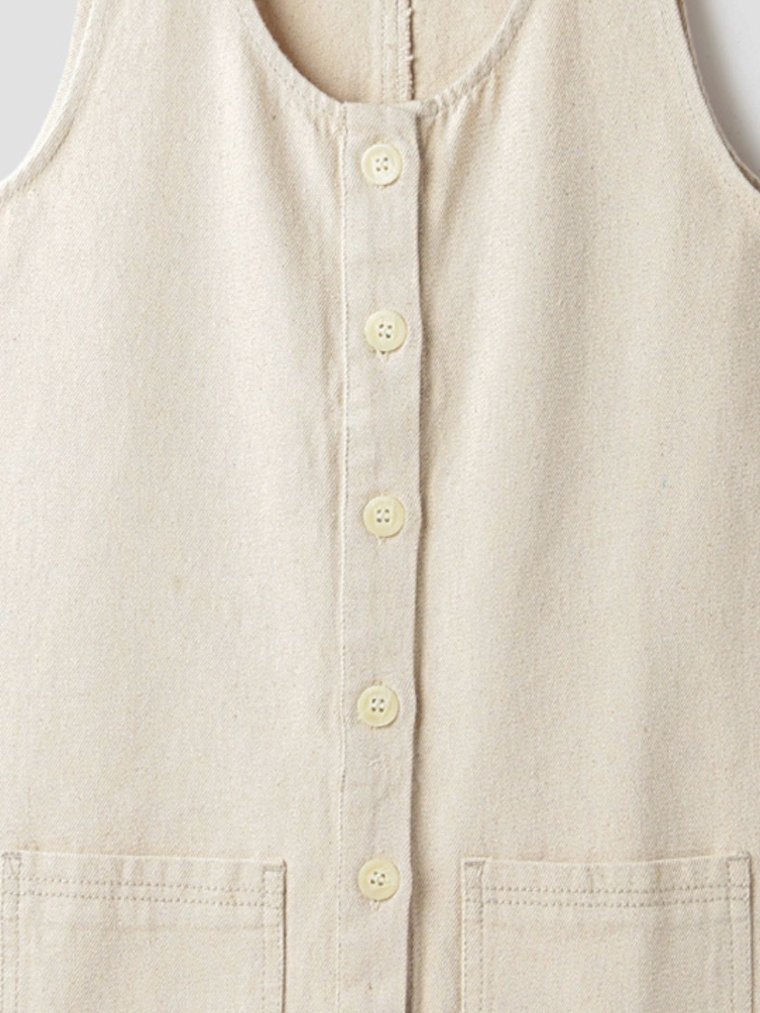 Off White Denim Mini Dress
