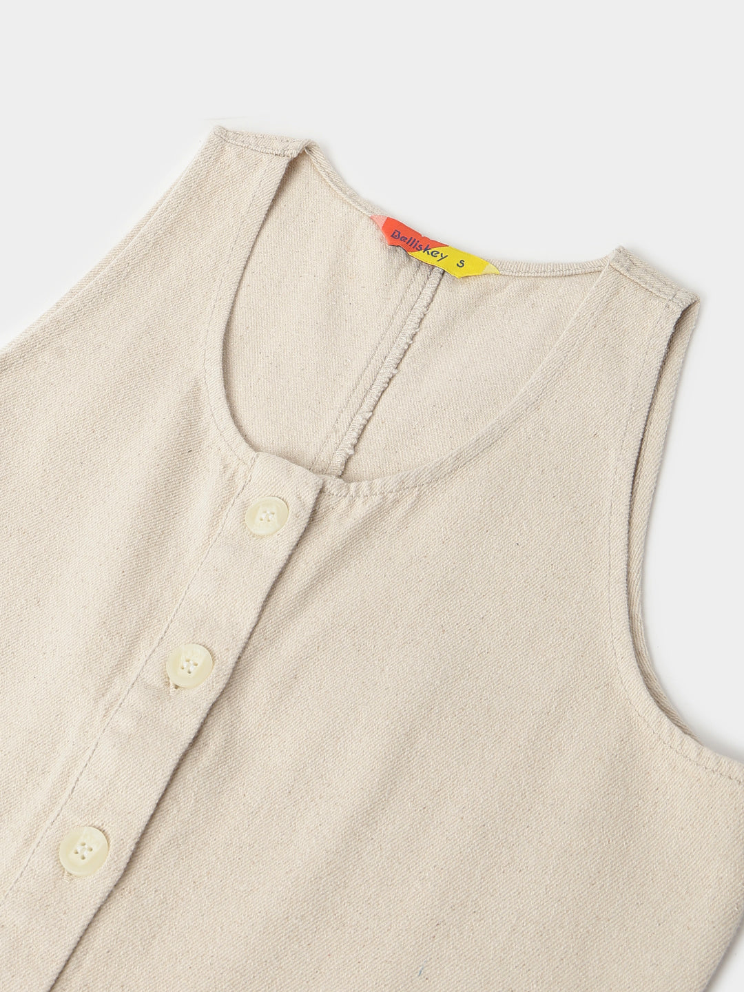 Off White Denim Mini Dress