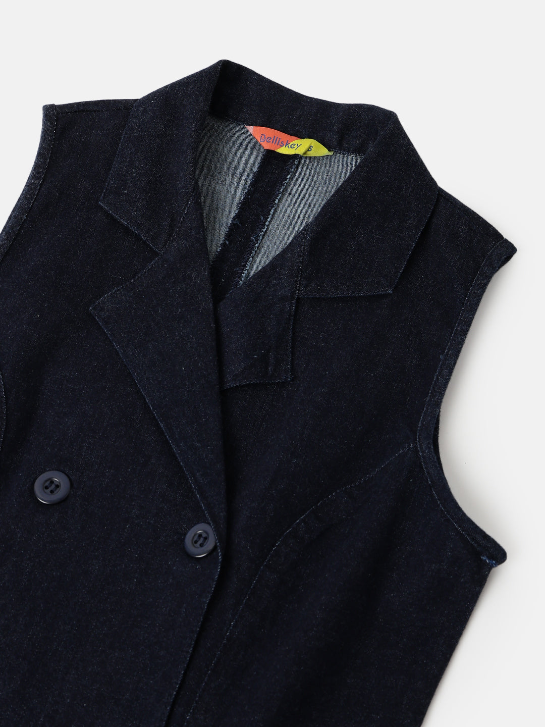 Dark Blue Denim Mini Dress