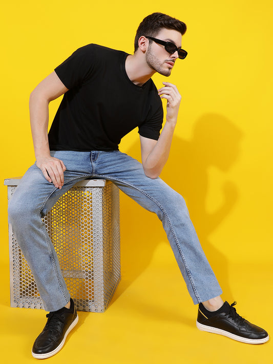 Light Blue Slim Fit Denim Jeans