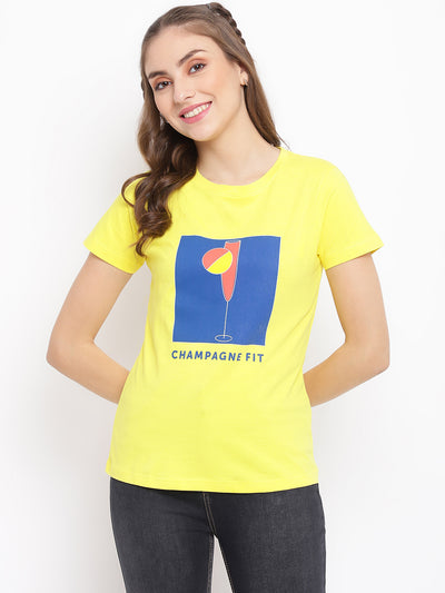 Yellow Champagne Fit T-shirt