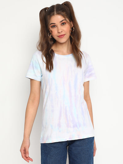 Women Tie-dye Cotton T-shirt