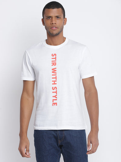 White SWS Printed T-shirt