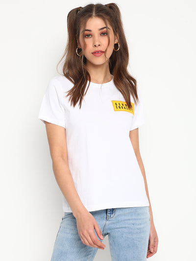 Women White Gender Equality T-shirt