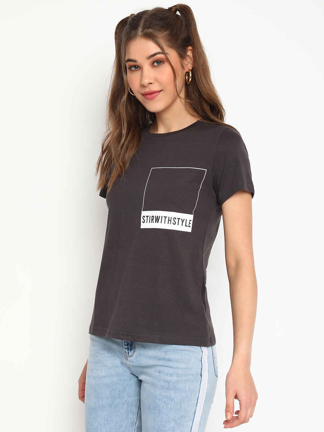 Women Grey Pantone T-shirt