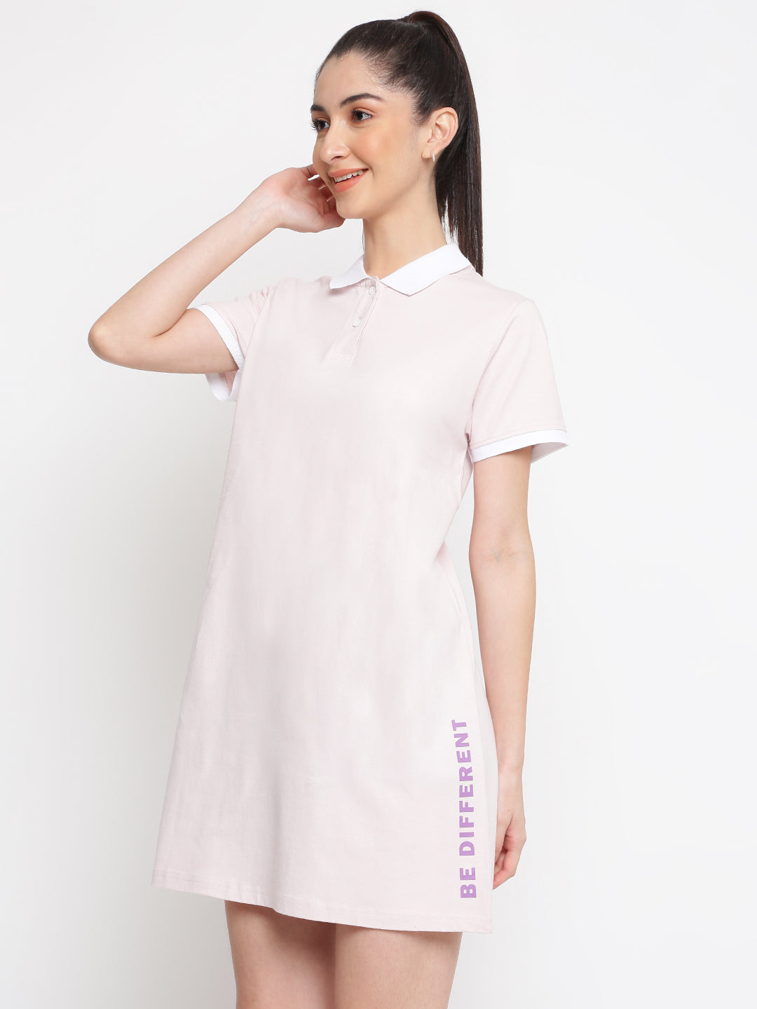 BTC Be Different Print Long T-shirt