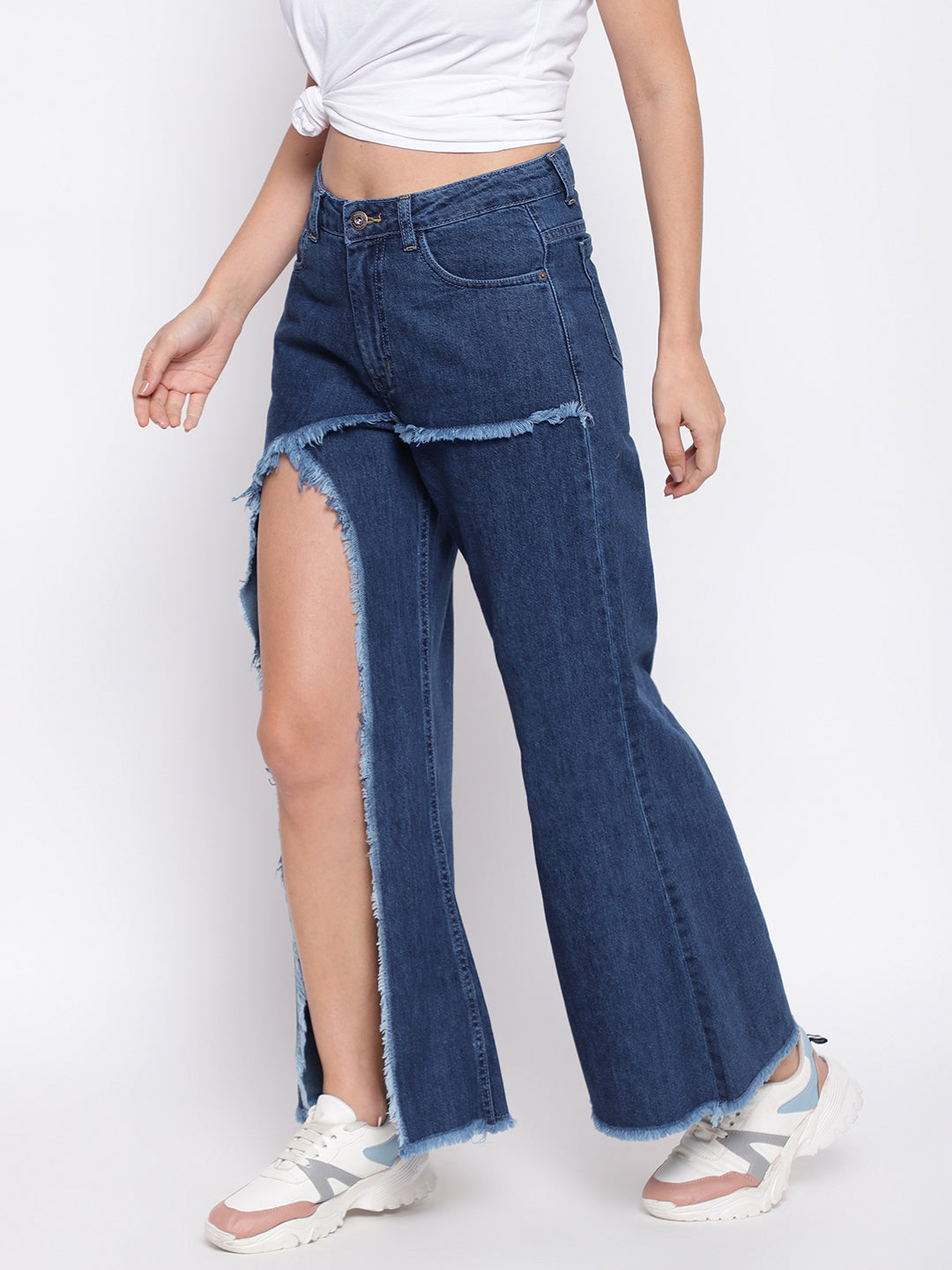 パンツ SHIKITARI Side snap bell-bottom denim Side snap bell-bottom denim【Black】 | SHIKITARI