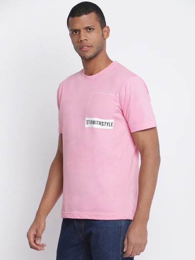 Men Candy Pink Pantone T-shirt