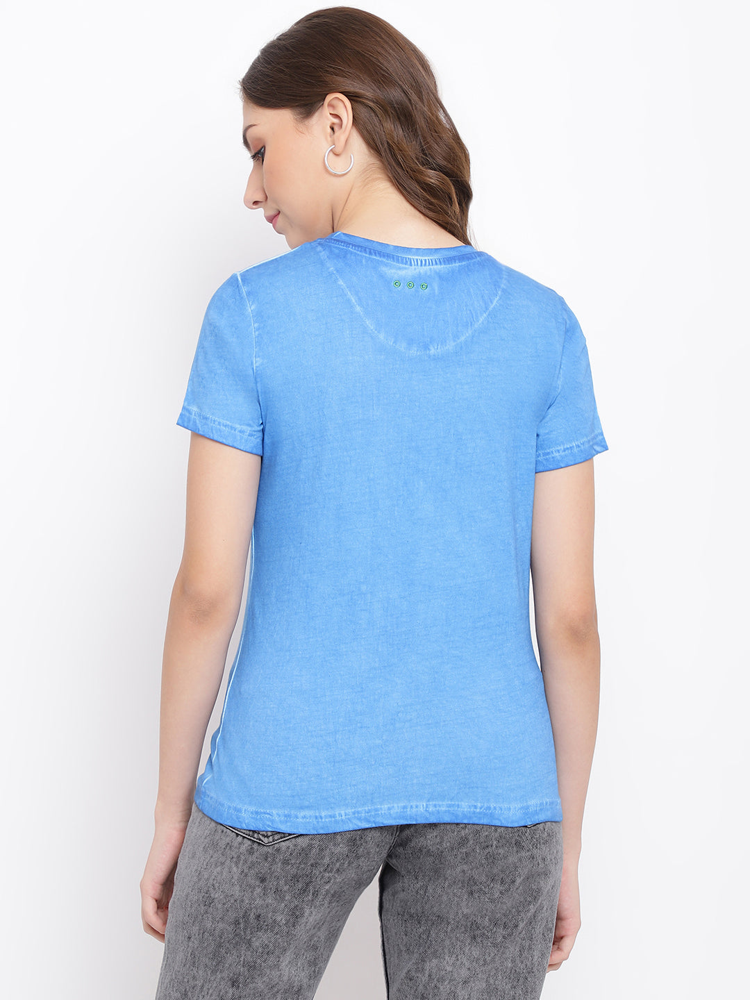 Blue SWS Printed T-shirt