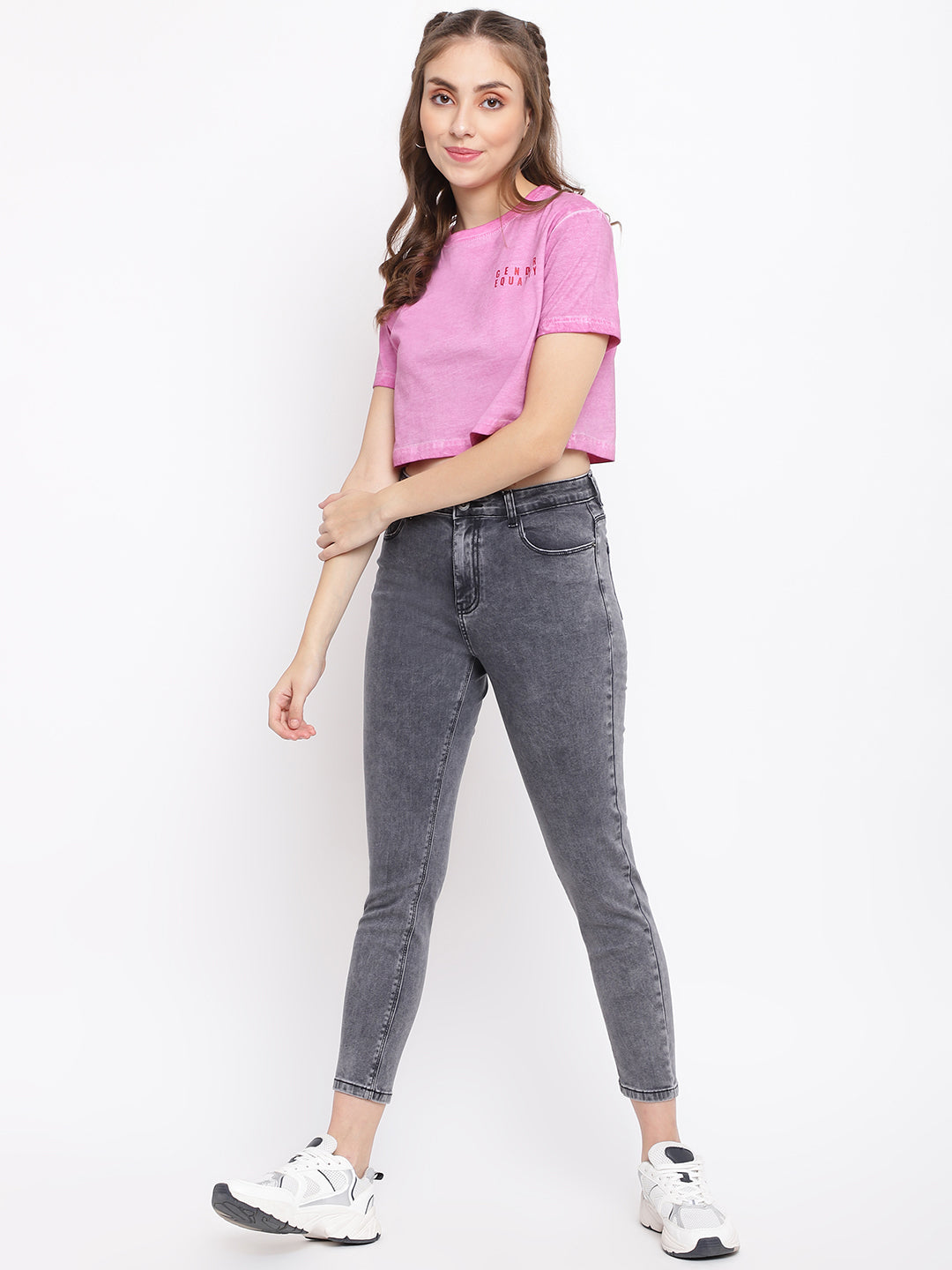 Smoky Black Skinny Fit Jeans