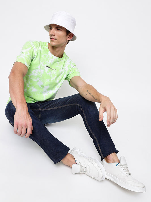 Men Tie Dye Printed T-shirt