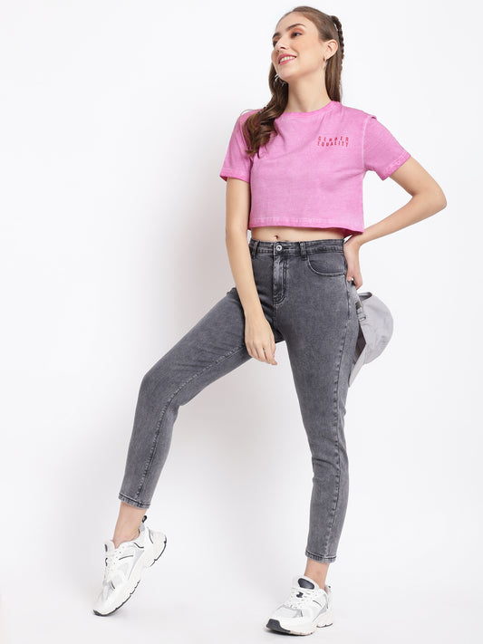 Smoky Black Skinny Fit Jeans